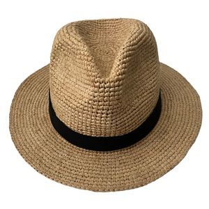 JCrew Wide-brim Packable straw hat (NWOT). Never worn